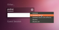 Ubuntu 11.10: изменить рабочий стол по-умолчанию